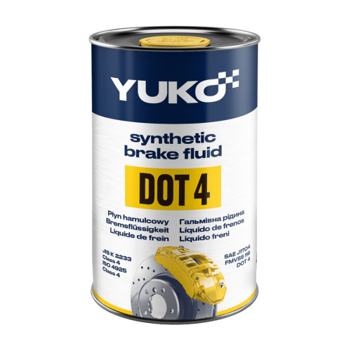 Тормозна рідина DOT-4 0,6 л каністра жерсть