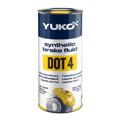 Тормозна рідина DOT-4 0,6 л каністра жерсть
