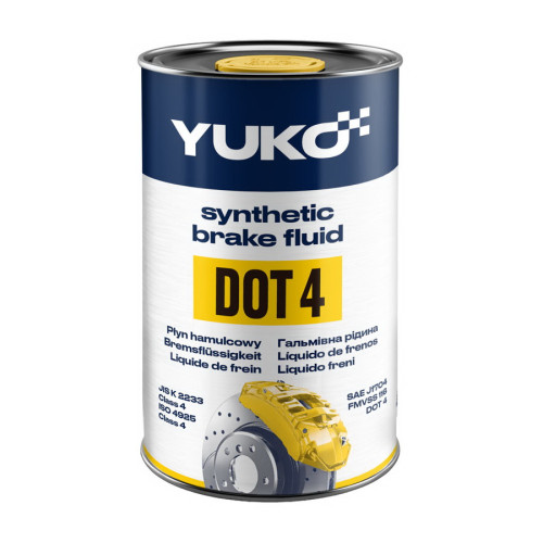 DOT-4 тормозная жидкость 0,6 л канистра жесть