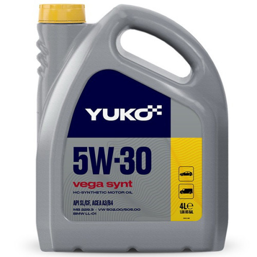 Мастило моторне VEGA SYNT 5W-30 4 л каністра.