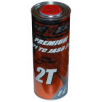 Масло для 2-х тактных двигателей REZER 2T ж/б 1L круглая / минеральное