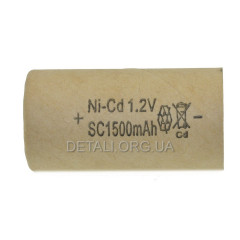 банка Ni - CD 1500 mAh 1.2V для акумулятора шуруповерта
