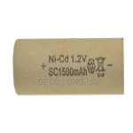 Банка Ni-CD 1500 mAh 1.2V для аккумулятора шуруповерта d22 h43