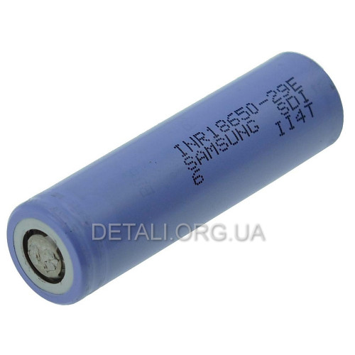 Аккумулятор Б/У Li-Ion SAMSUNG 2.5Ah 3.7V INR18650-29E (SDI-6) d18 h65