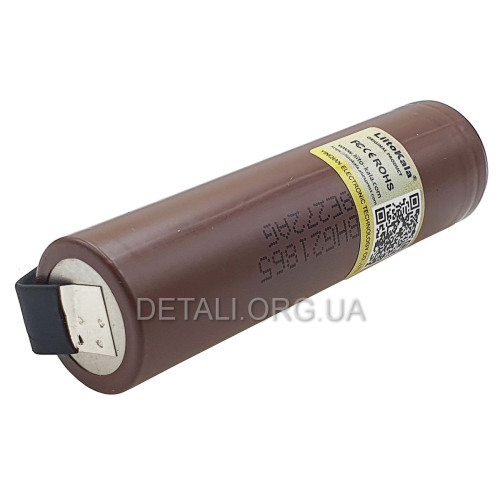 Акумулятор 18650 LiitoKala 3000mAh (HG2-N) високострумовий (клеми) 15А оригінал