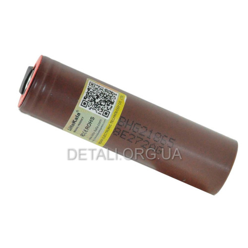 Аккумулятор 18650 LiitoKala 3000mAh (HG2-N) высокотоковый (клеммы) 15А оригинал