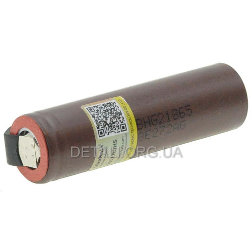 Аккумулятор 18650 LiitoKala 3000mAh (HG2-N) высокотоковый (клеммы) 15А оригинал