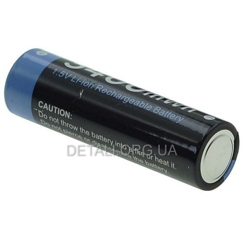 Акумулятор Li-Ion 3400mWh 1.5V (тип AA) d14 h50