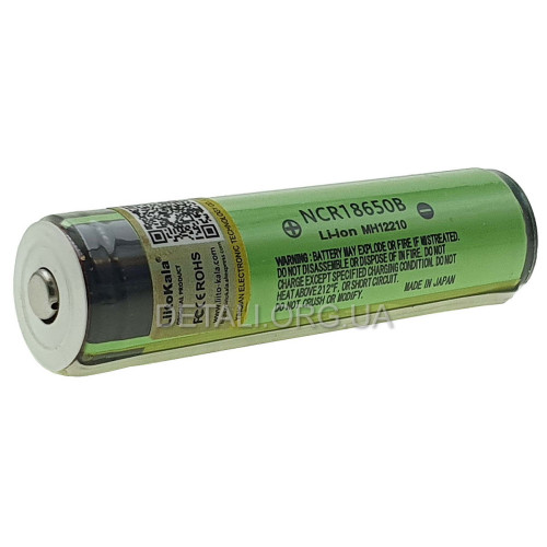 Акумулятор Li-Ion LiitoKala Lii 34B PCB 3.7V 3400mAh NCR18650B (d19 h68) із захистом 5А оригінал