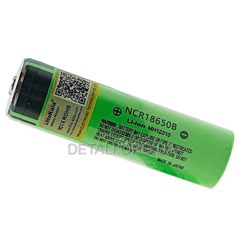 Аккумулятор 18650 LiitoKala NCR18650B TIP 3400mAh без защиты 6А 34B-JT оригинал