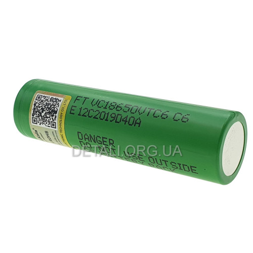 Аккумулятор 18650 LiitoKala VTC6 3000mAh высокотоковый 30А Li-ion оригинал