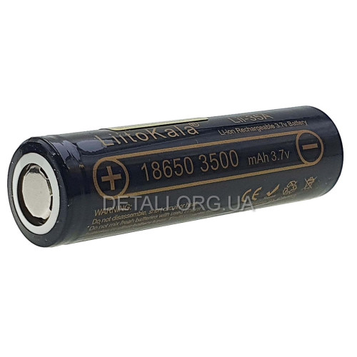 Акумулятор 18650 LiitoKala Lii-35A 3500mAh 10А Li-ion оригінал