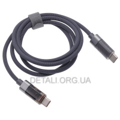 Кабель Toocki Fast Charging (Type-C to Type-C) Display 100W