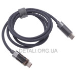 Кабель Toocki Fast Charging (Type-C to Type-C) Display 100W