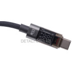 Кабель Toocki Fast Charging (Type-C to Type-C) Display 100W