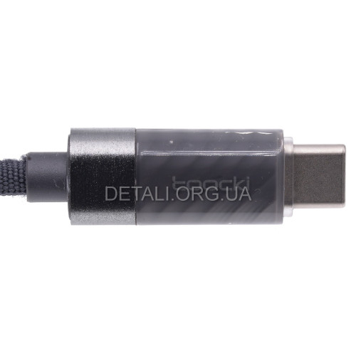 Кабель Toocki Fast Charging (Type-C to Type-C) Display 100W