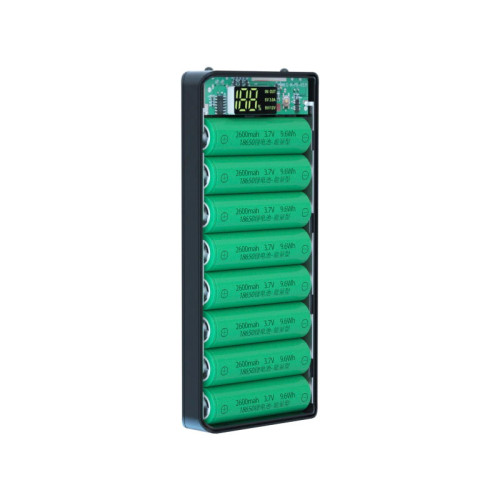 Powerbank QC3.0 корпус повербанка з контролером PD на 8 акумуляторів
