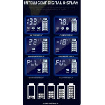 Импульсное зарядное устройство HX-Z03 12В, 8А, 220В