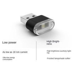 Світлодіодний універсальний міні-ліхтарик USB 5V RGB (1шт)