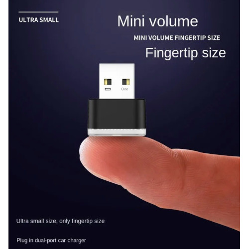 Світлодіодний універсальний міні-ліхтарик USB 5V RGB (1шт)