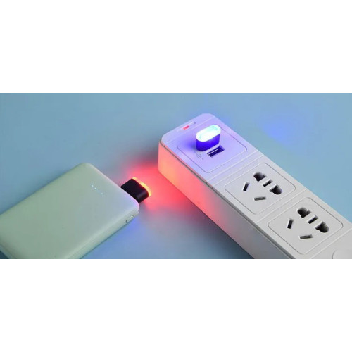 Cветодиодный универсальный мини-фонарик USB 5V RGB (1шт)