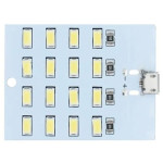 Світлодіодна панель SMD LED 5V 5730 на 16 світлодіодів micro-USB (1шт)