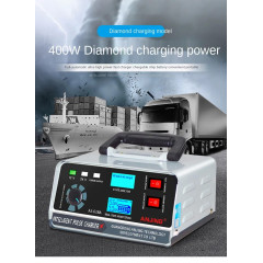 Импульсное зарядное устройство Anjing AJ-618A 12-24В, 220В, 400W 20-40А 2