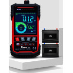 Тестер акумуляторних батарей ToolTop ET2201 12 В/24 В 3-250 А/год.