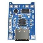 USB-модуль заряджання літієвих Li-Ion батарей Type-C TP4056