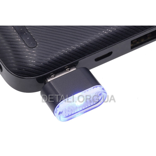 Світлодіодний універсальний міні-ліхтарик USB 5V синій (1шт)