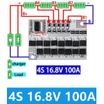 BMS контроллер 4S 16,8V 100A для зарадки Li-on аккумуляторов