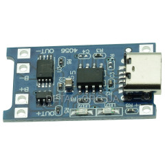 Модуль зарядки Type-C для Li-ion аккумуляторов TP4056 (CL4056) с защитой