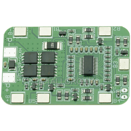 BMS контролер 6S 24V 25A збалансований для зарядки 18650 Li-ion акумуляторів