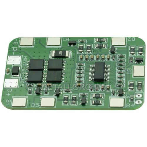 BMS контроллер 6S 24V 25A сбалансированный для зарядки 18650 Li-ion аккумуляторов