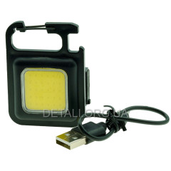 Фонарик - брелок COB Type-C 800Lm пластик