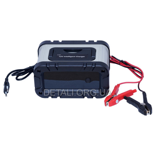 Імпульсний зарядний пристрій E-Fast TK-400 12V 6A з дисплеєм Black-Grey
