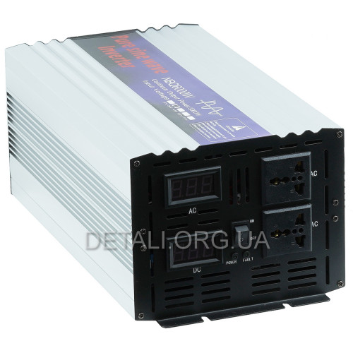 Инвертор преобразователь напряжения 24V / 6000W / 50Hz