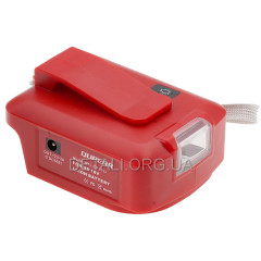 Адаптер переходник WTL-CP (ЗУ) USB/Type-C с фонариком для аккумуляторов Einhell 18В 2