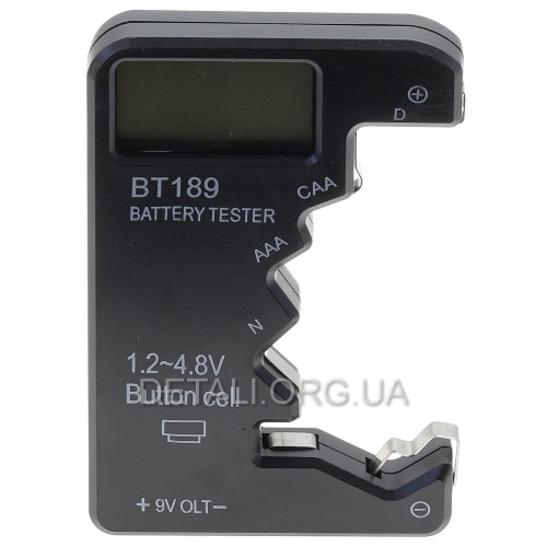 Тестер батарейок BT189 типу NDC/AA/AAA/таблетка