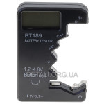 Тестер батарейок BT189 типу NDC/AA/AAA/таблетка