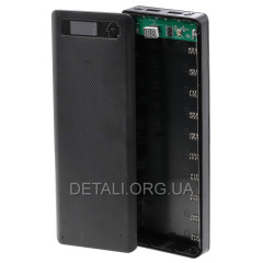 Powerbank QC3.0 корпус повербанка с контроллером PD на 10 аккумуляторов