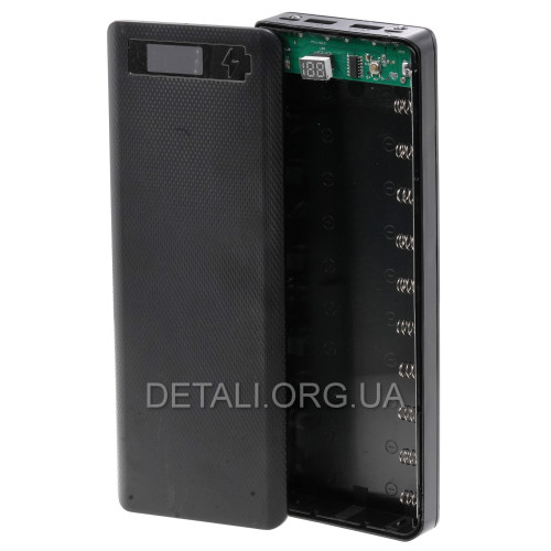 Powerbank QC3.0 корпус повербанка з контролером PD на 10 акумуляторів