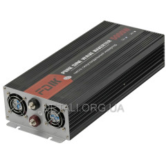 Инверторный преобразователь напряжения FDIK 5000W 12– 220В с чистой синусоидой 2