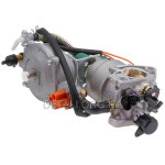 Карбюратор генератора з вакуумною заслінкою GX390 188F 4,5-5,5 кВт + газовий редуктор TONCO