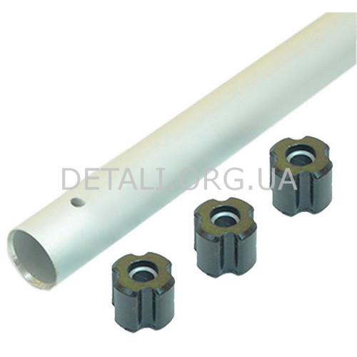 Труба вала мотокосы + втулки d8mm D26 L1530mm
