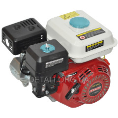 Двигатель бензиновый генератора, мотоблока 168F (6,5 HP) вал d20 шпонка 2