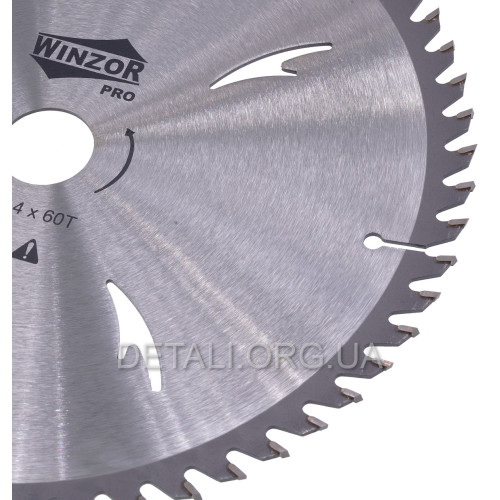 Ніж тримера побідитовий 230*25,4*1,6*60-T WINZOR LV PRO