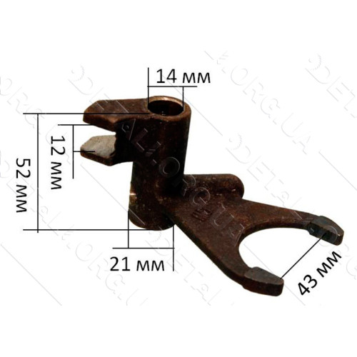 Вилка 2/3 передачи КПП мотоблока 175N/180N (7/9Hp) (mod:81-1)