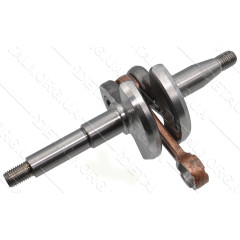 Коленвал бензопилы GoodLuck 2500 L124 посадки d12 2