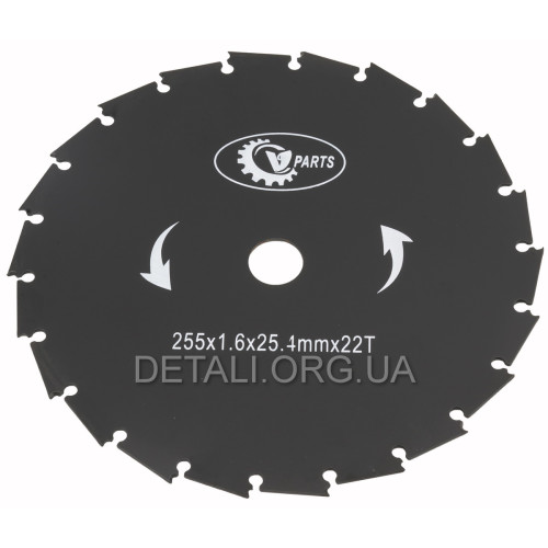 Нож триммера 24-T (D255x25,4) под напильник
